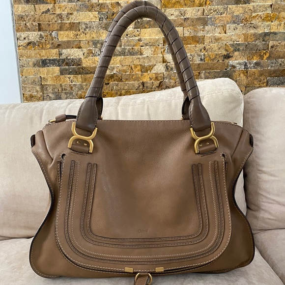Chloe Handbags - Chloe Marcie Medium Brown